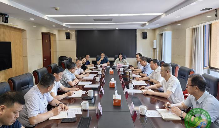 马越垠赴国家林草局、中国林科院对接汇报有关工作